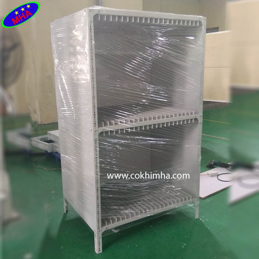 Kệ đựng khay để hàng bằng thép sơn tĩnh điện