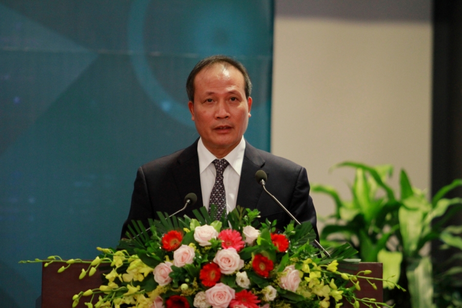 Thứ trưởng Bộ Công Thương Cao Quốc Hưng phát biểu khai mạc hội thảo.